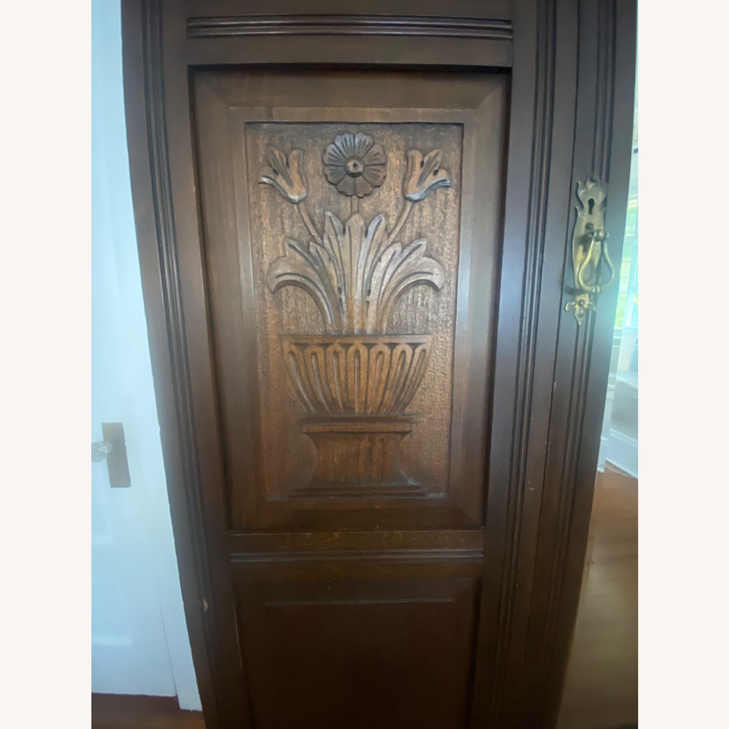 Vintage/Antique 18th Century Wood Armoire - image-3
