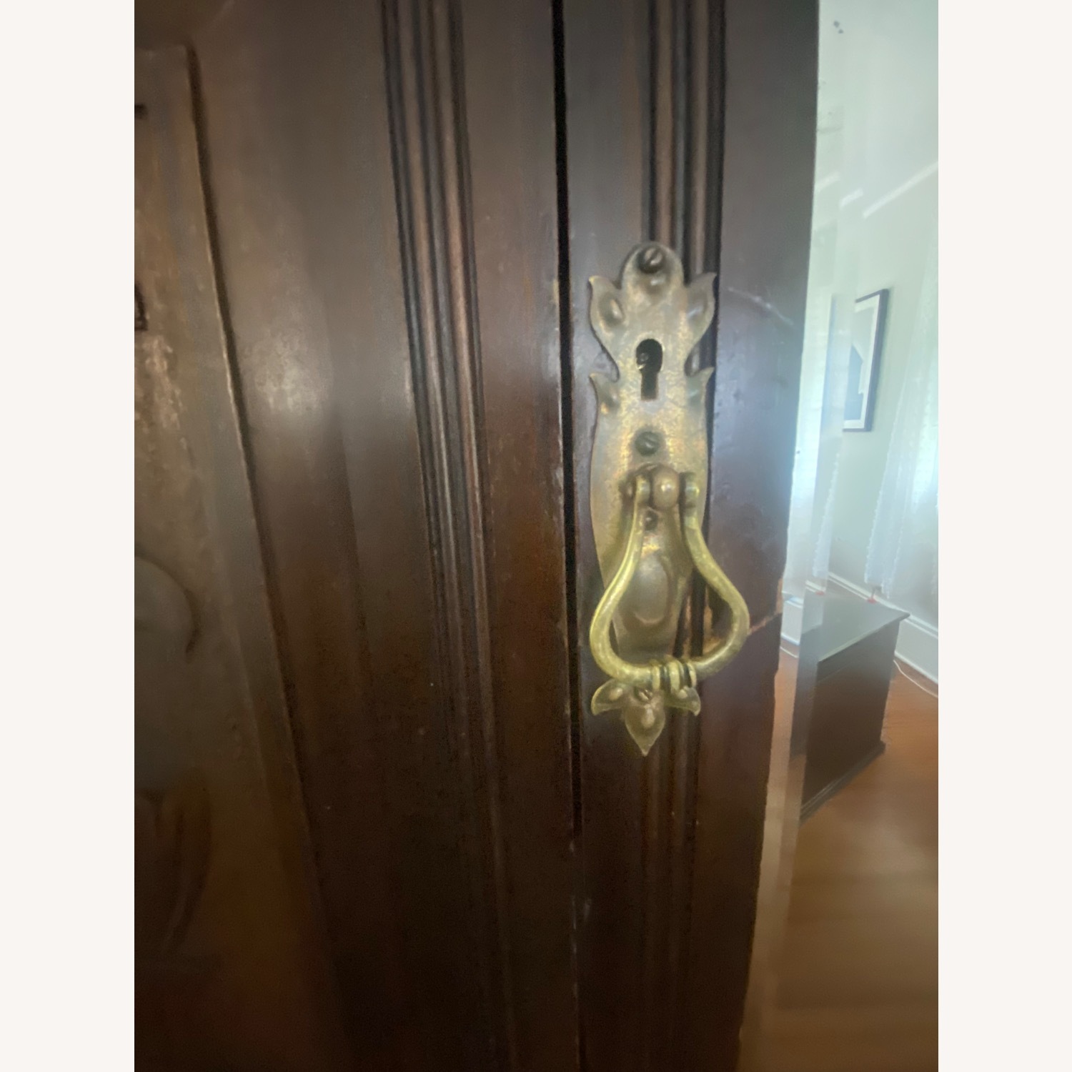 Vintage/Antique 18th Century Wood Armoire - image-4