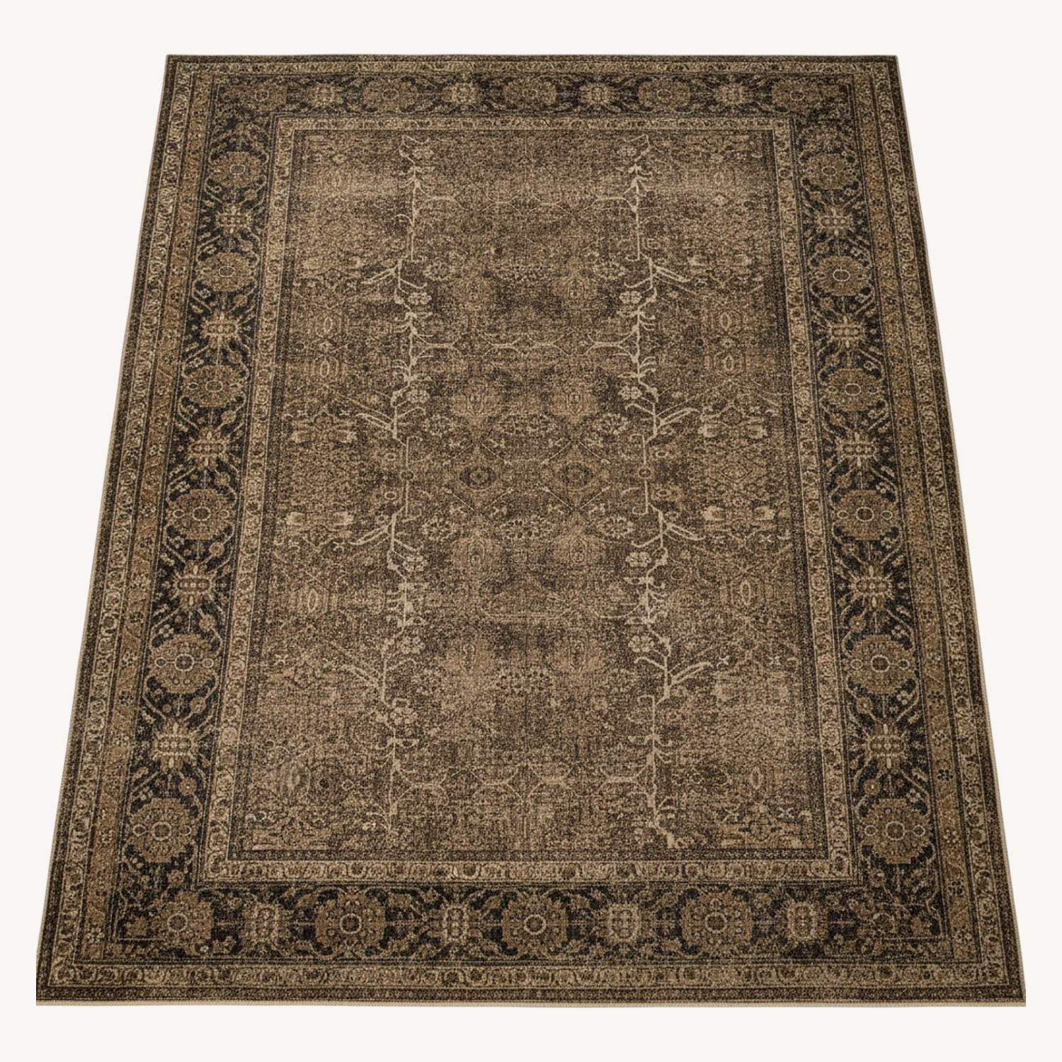 Natural Fabric Area Rug 9' x 12' - image-0