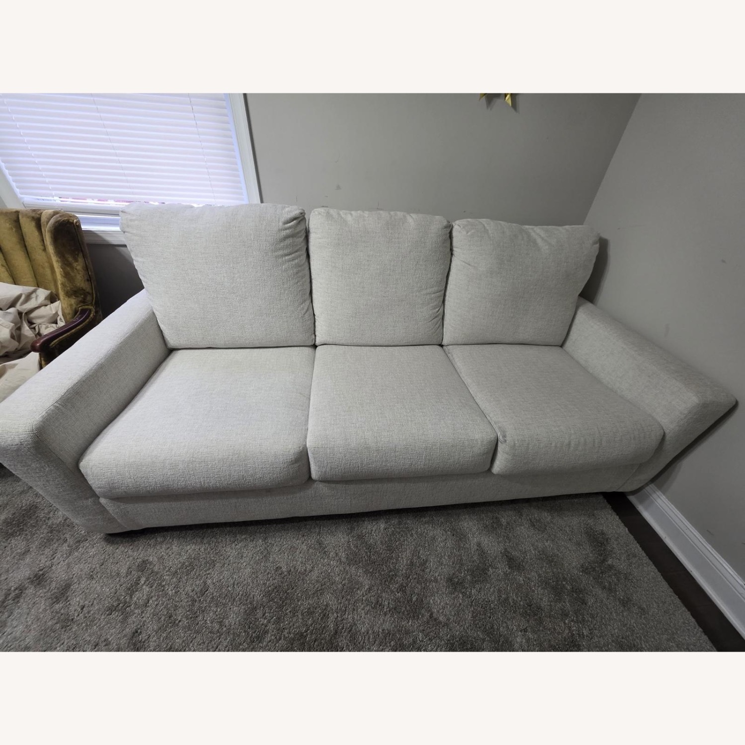 Ashley Furniture Storrow Natural Fabric Sleeper Sofa - image-3