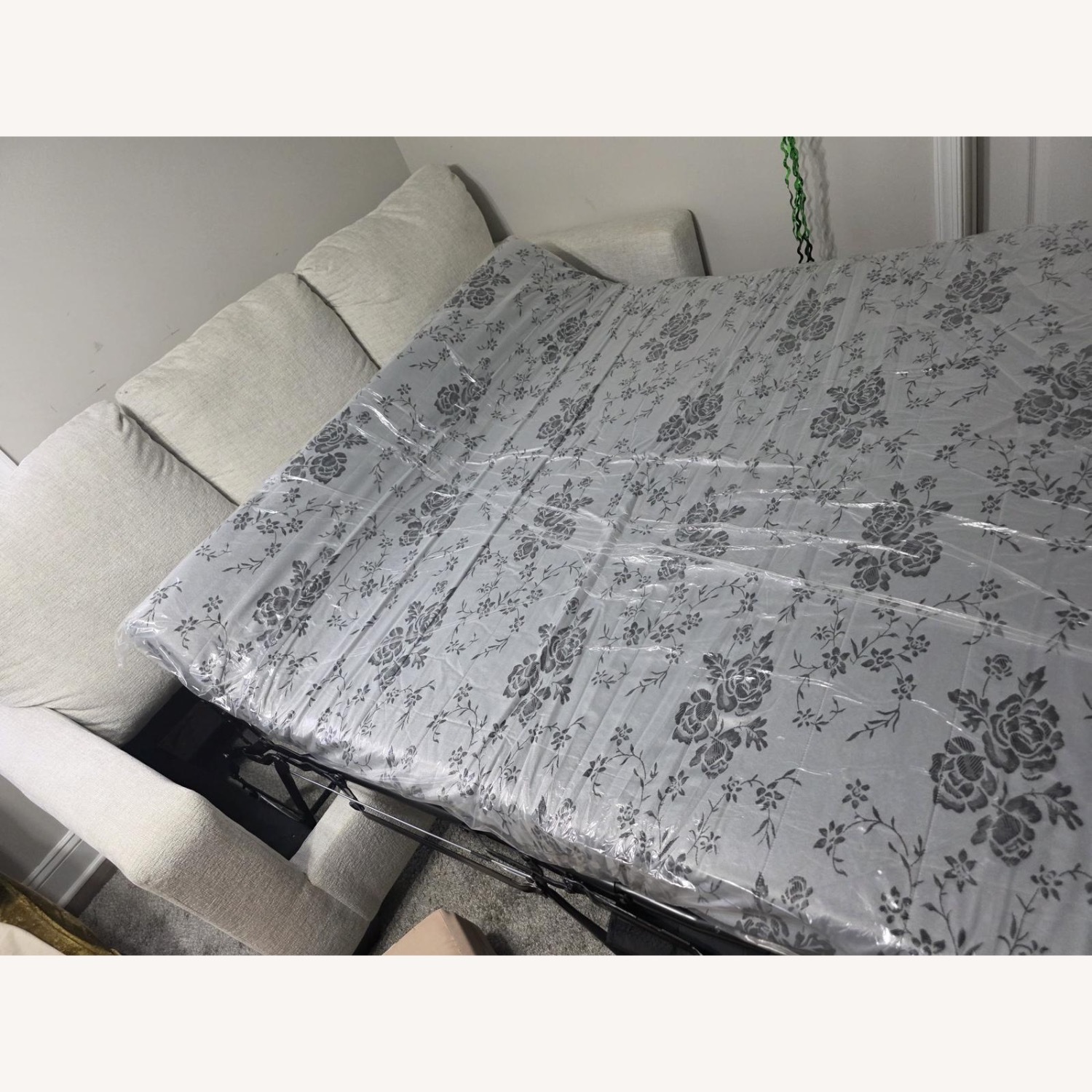 Ashley Furniture Storrow Natural Fabric Sleeper Sofa - image-4