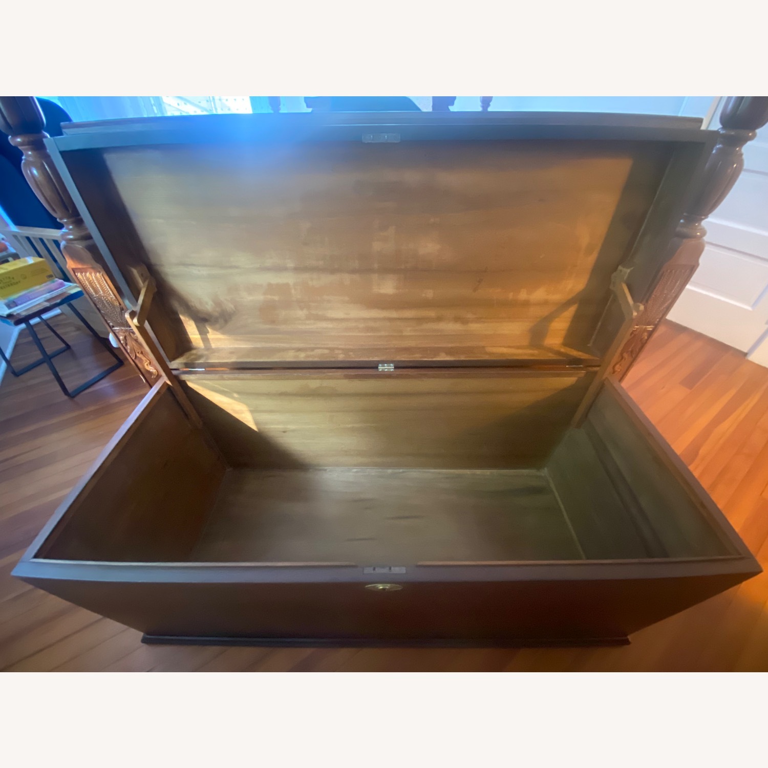Vintage/Antique Cedar Wood Chest - image-3