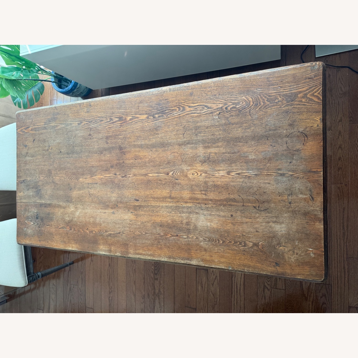 Antique Farm Dining Table - image-8