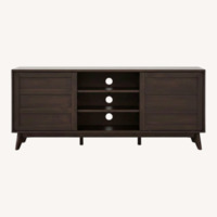 Crate & Barrel Dark Brown HD Media Console