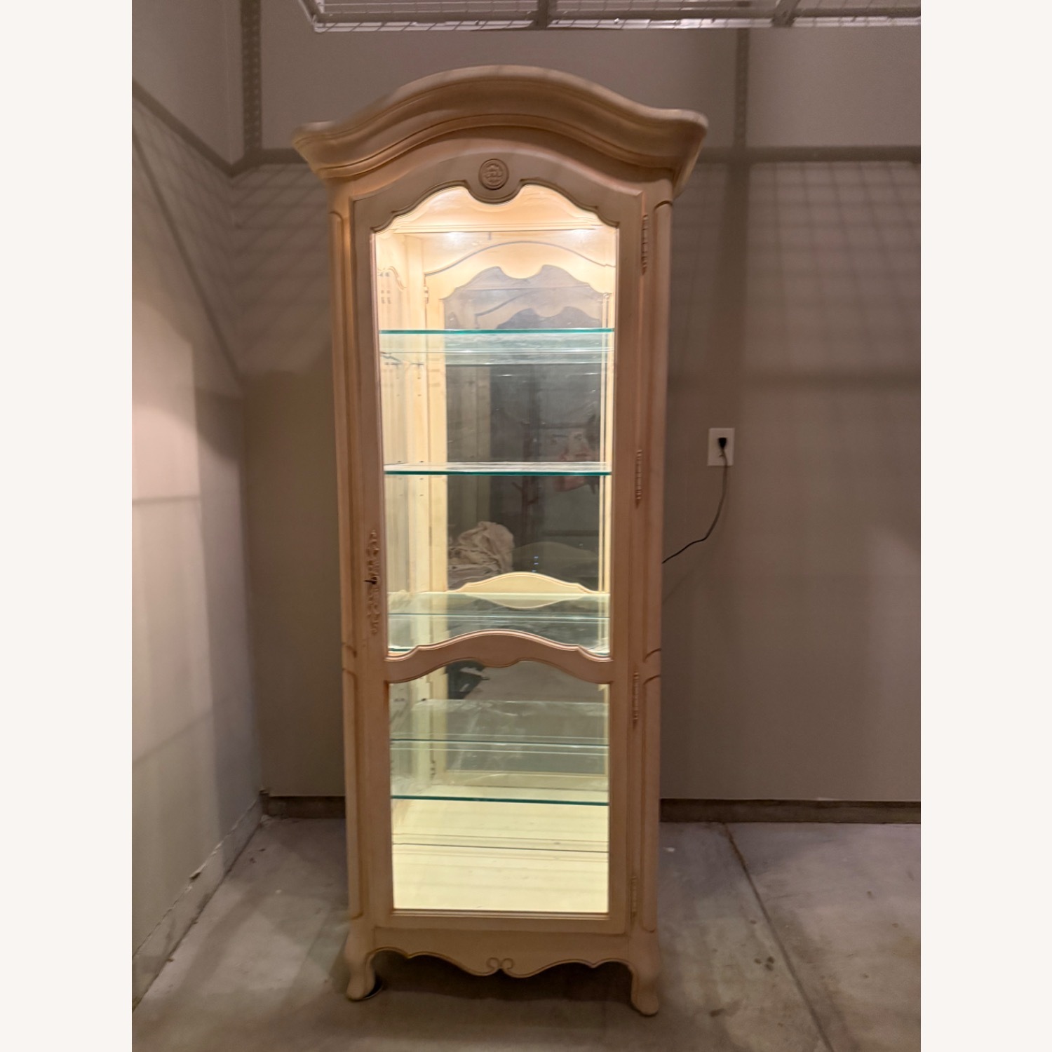 Ethan Allen French Country Curio Display - image-3