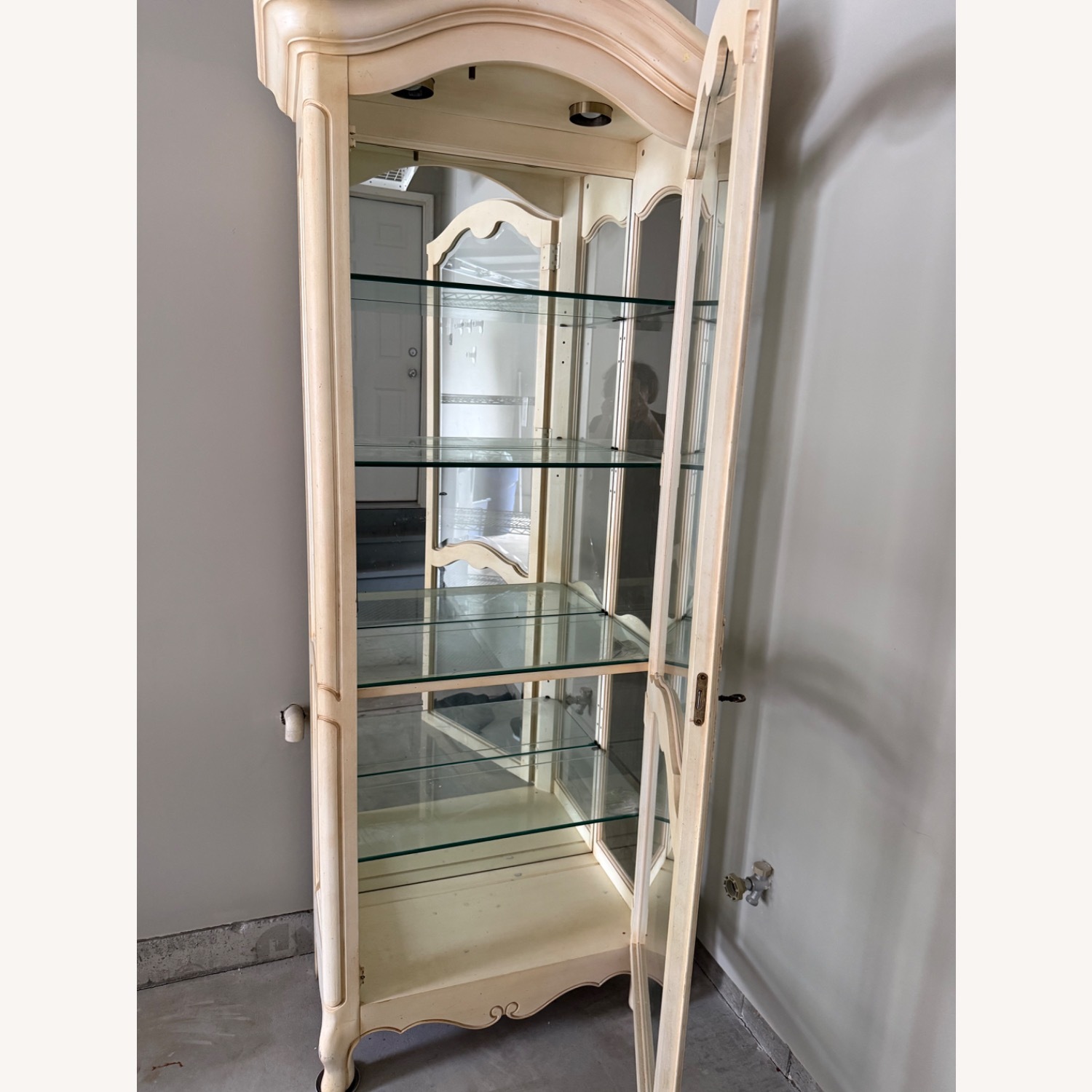 Ethan Allen French Country Curio Display - image-2