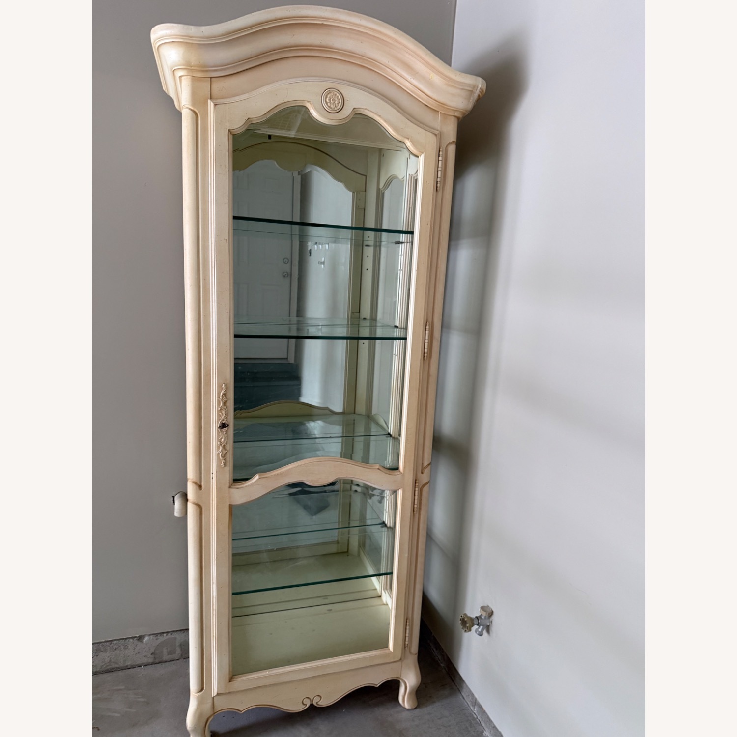Ethan Allen French Country Curio Display - image-1