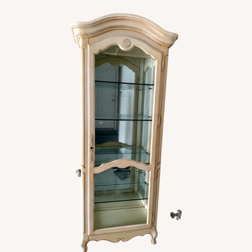 Used Ethan Allen French Country Curio Display for sale on AptDeco