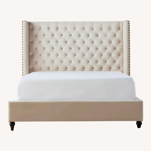 Used Z Gallerie Roberto Queen Bed for sale on AptDeco