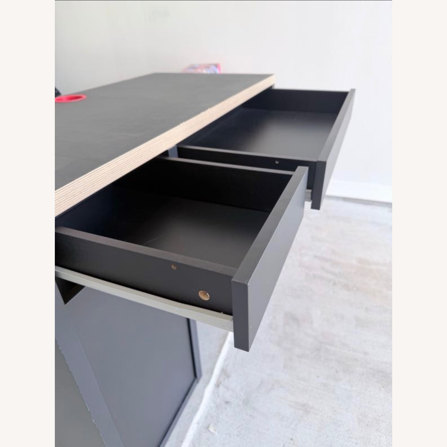 IKEA Black Desk - image-2