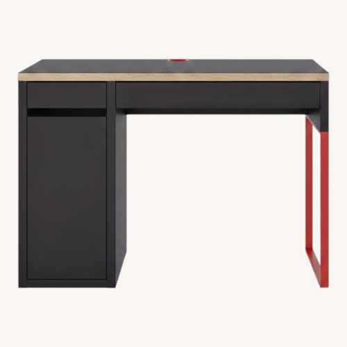 Used IKEA Black Desk for sale on AptDeco