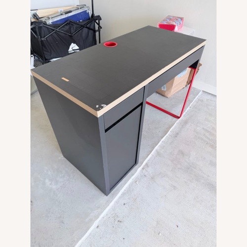 Used IKEA Black Desk for sale on AptDeco