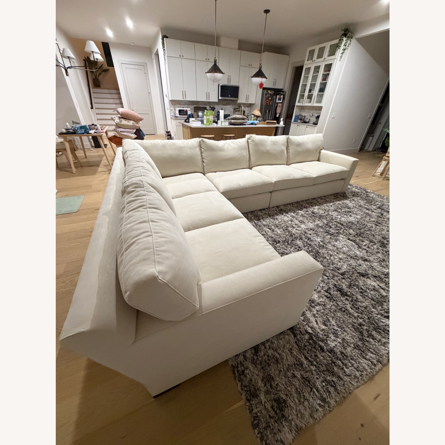 Crate & Barrel Douglas White 3+ Piece Sectional - image-5