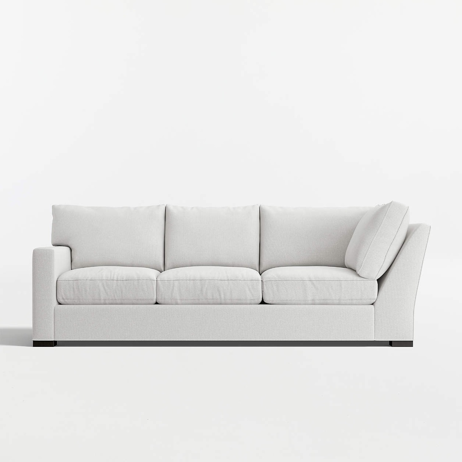 Crate & Barrel Douglas White 3+ Piece Sectional - image-2