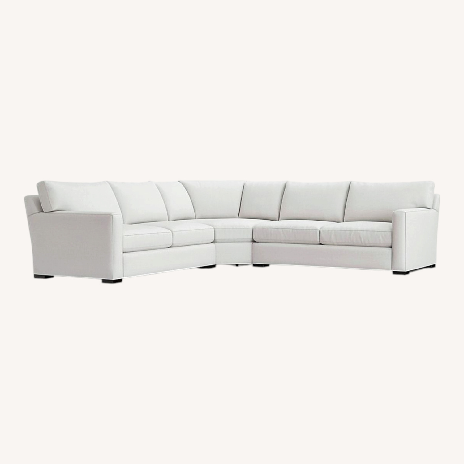 Crate & Barrel Douglas White 3+ Piece Sectional - image-0