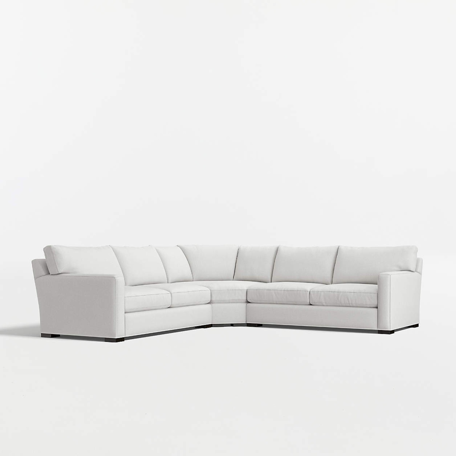 Crate & Barrel Douglas White 3+ Piece Sectional - image-8