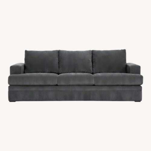 Used Living Spaces Bonaterra Midnight Blue Sofa for sale on AptDeco