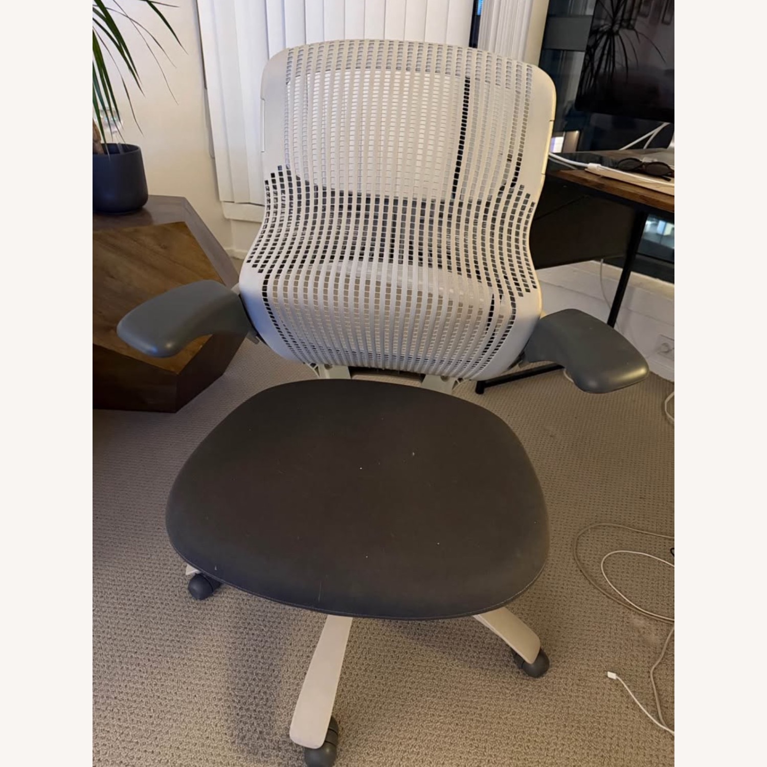 Knoll Generation Light Gray Office Chair - image-1