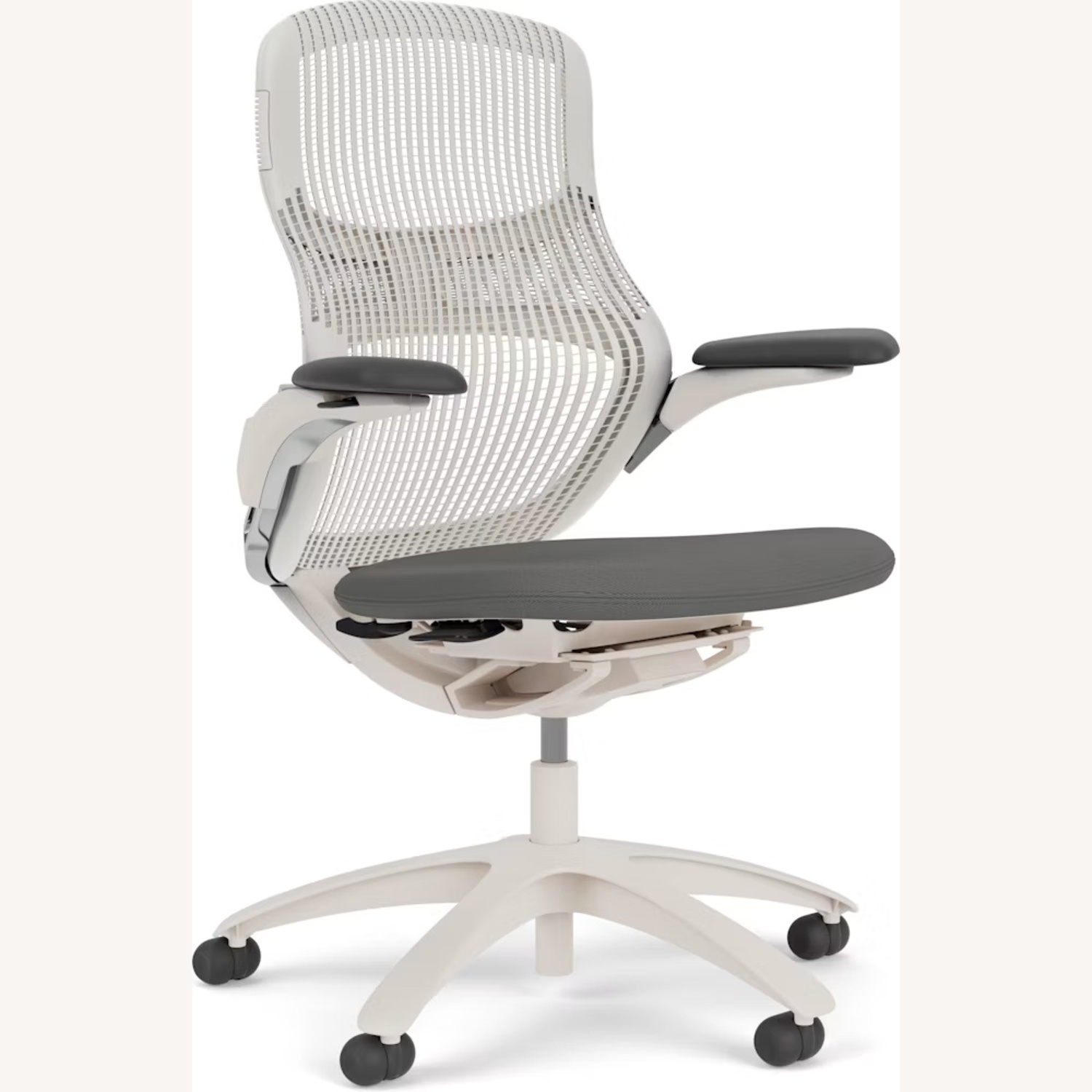 Knoll Generation Light Gray Office Chair - image-5