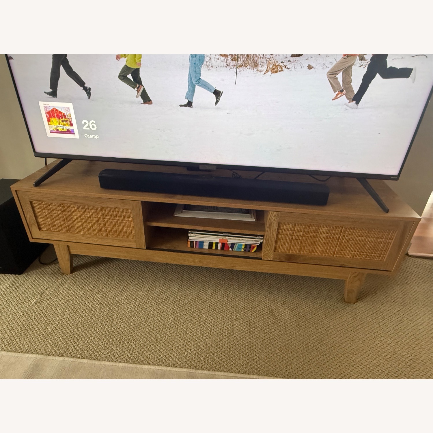 Wayfair Natural Wood Media Storage - image-1