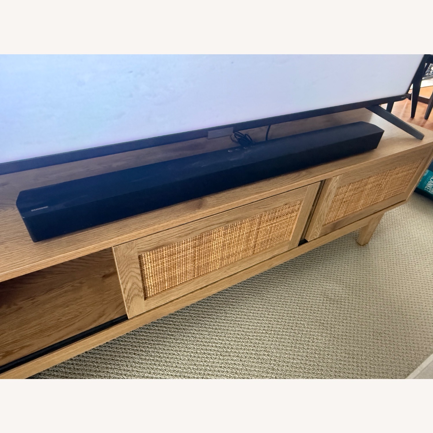 Wayfair Natural Wood Media Storage - image-2