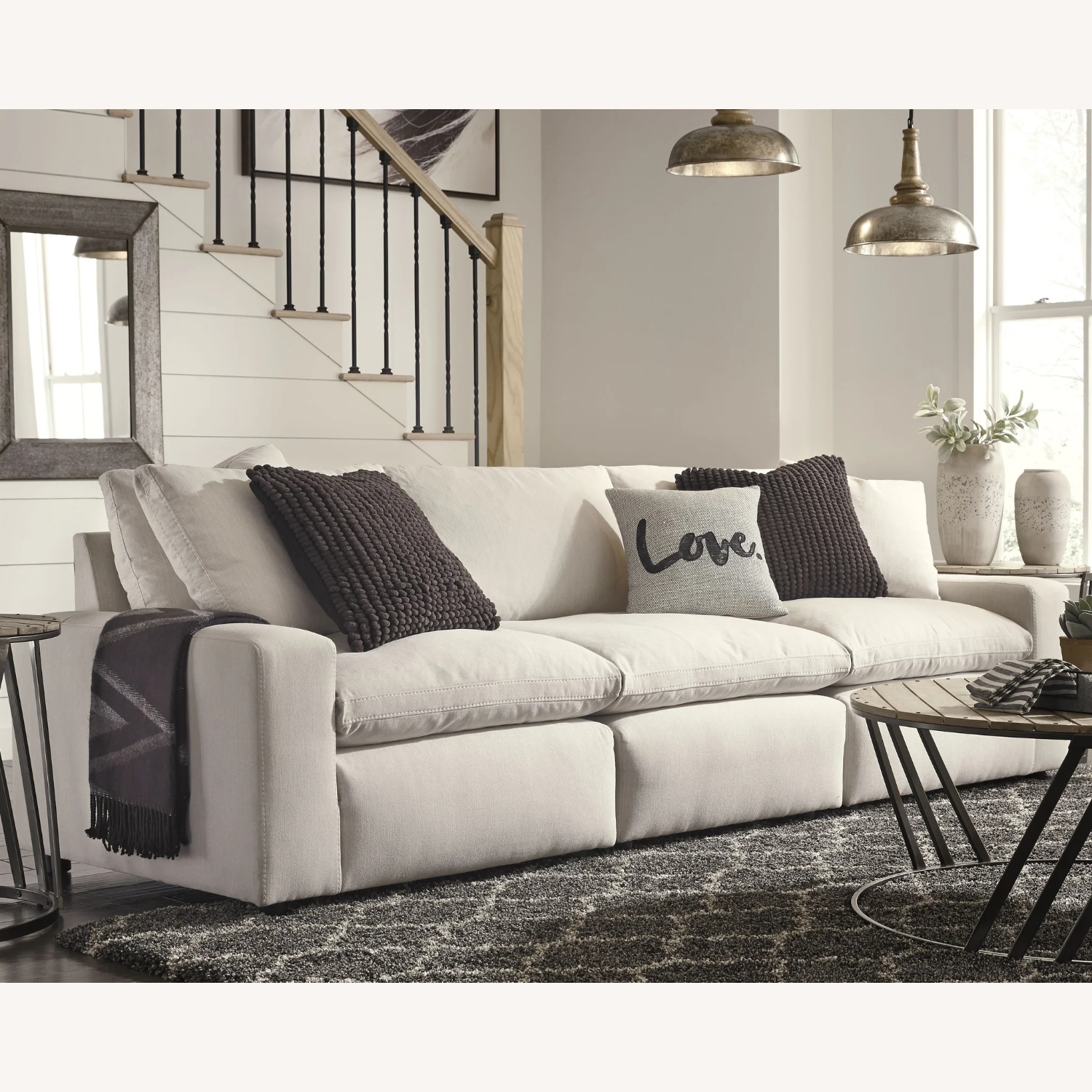 Ashley Furniture Savesto Light Gray 3+ Piece Sectional - image-4