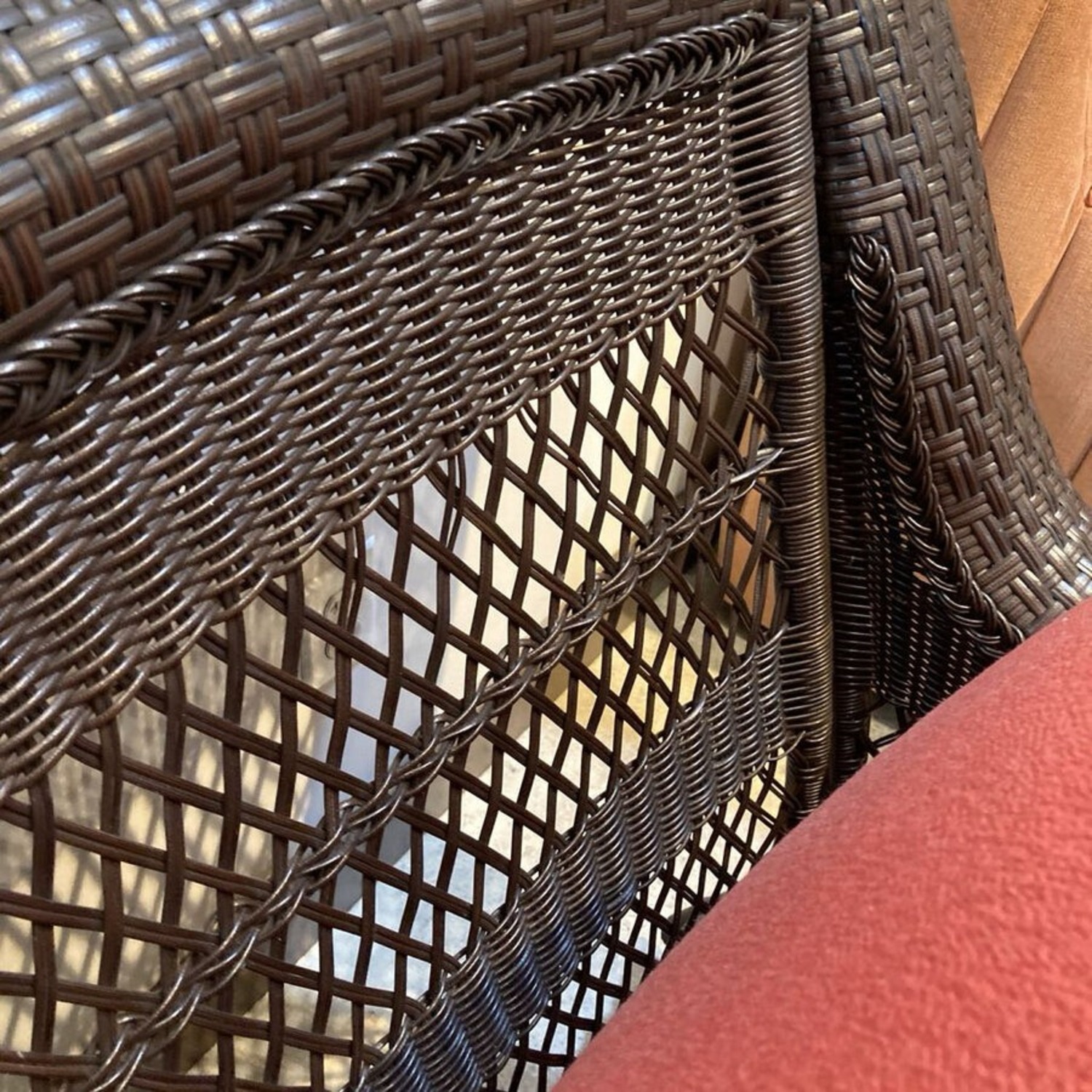 Woven Resin Wicker Rocker Outdoor - image-12