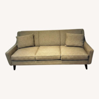 Jonathan Louis MCM Slope-Arm Sofa Gray