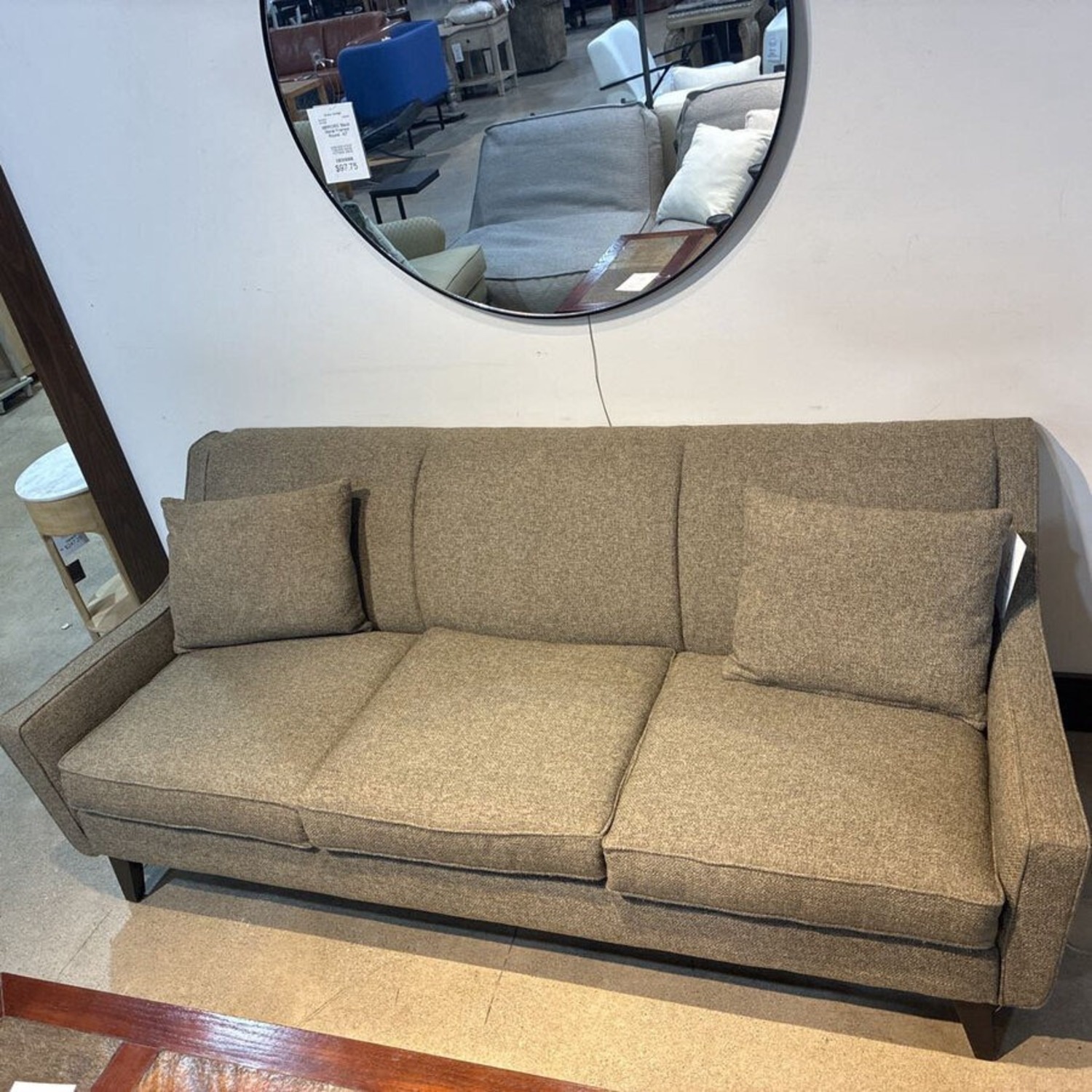 Jonathan Louis MCM Slope-Arm Sofa Gray - image-1