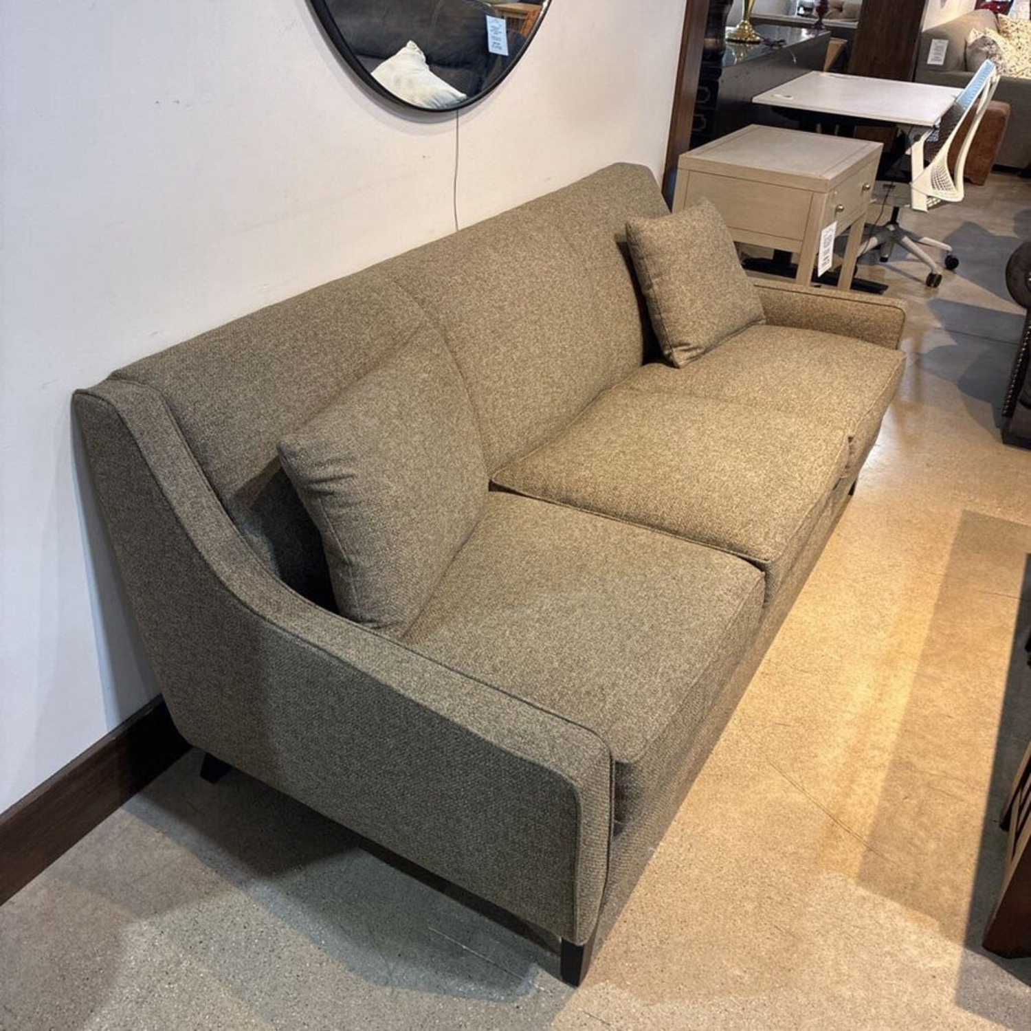 Jonathan Louis MCM Slope-Arm Sofa Gray - image-2