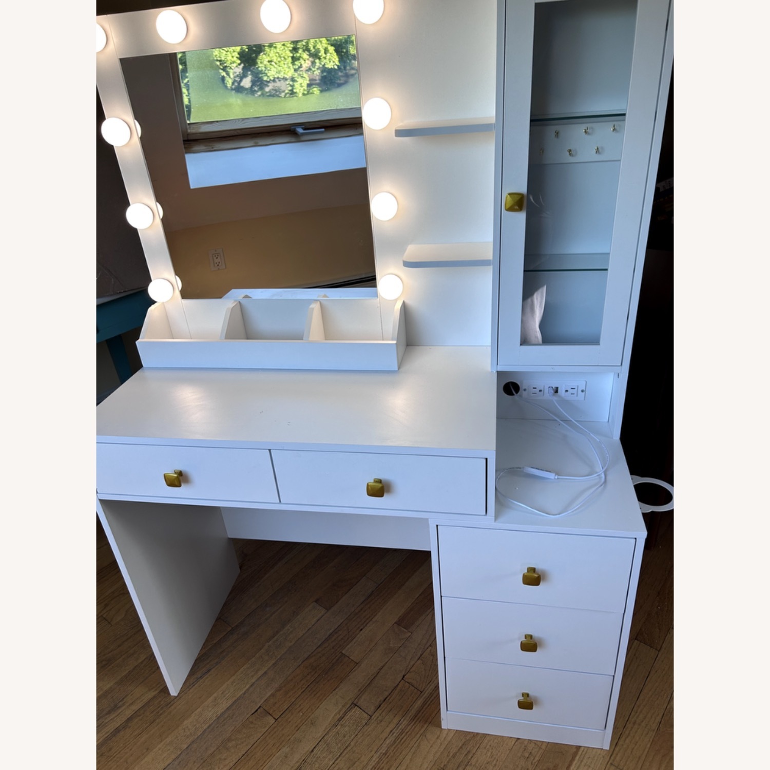 White Wood Dresser - image-1