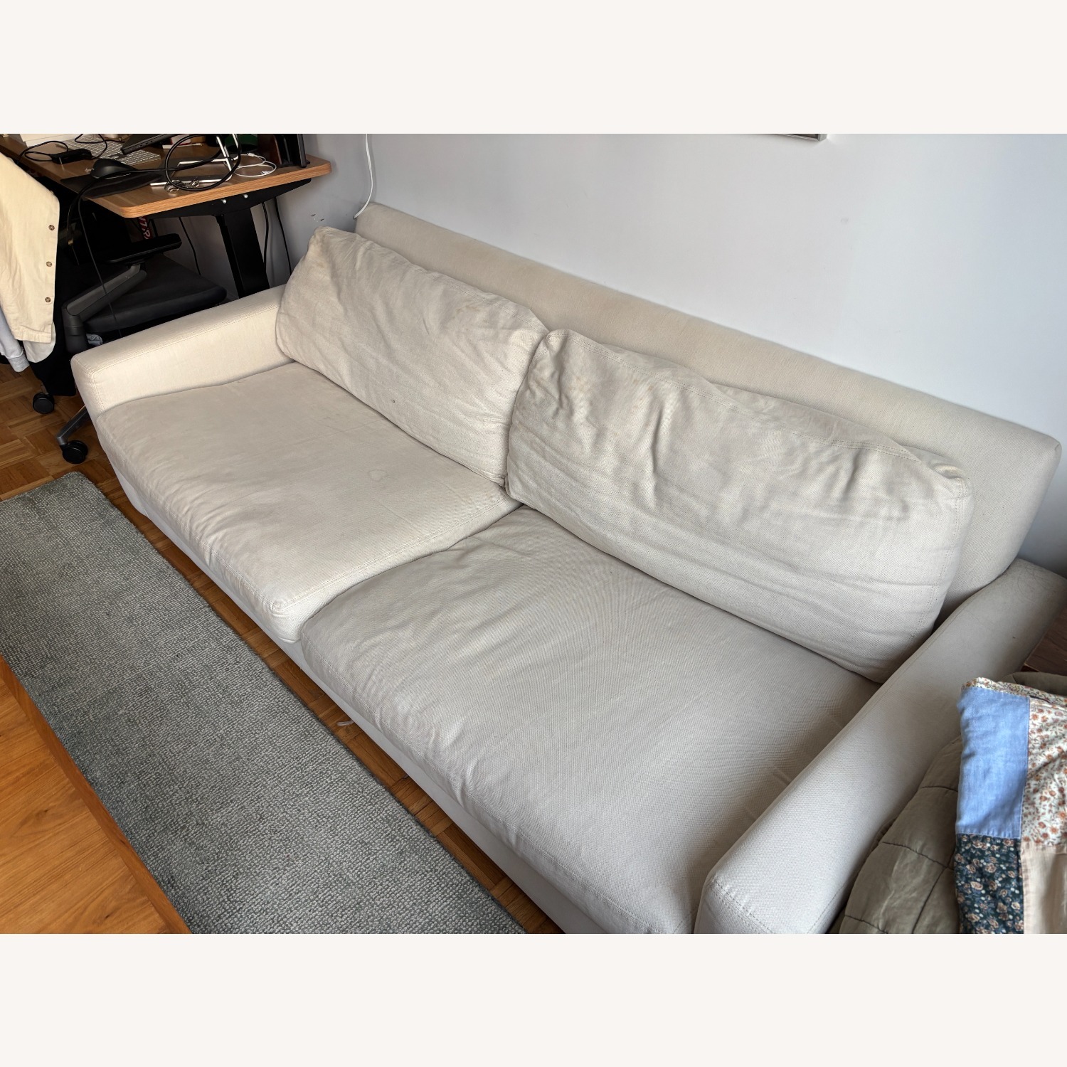 Restoration Hardware Petite Maxwell Sofa - image-3