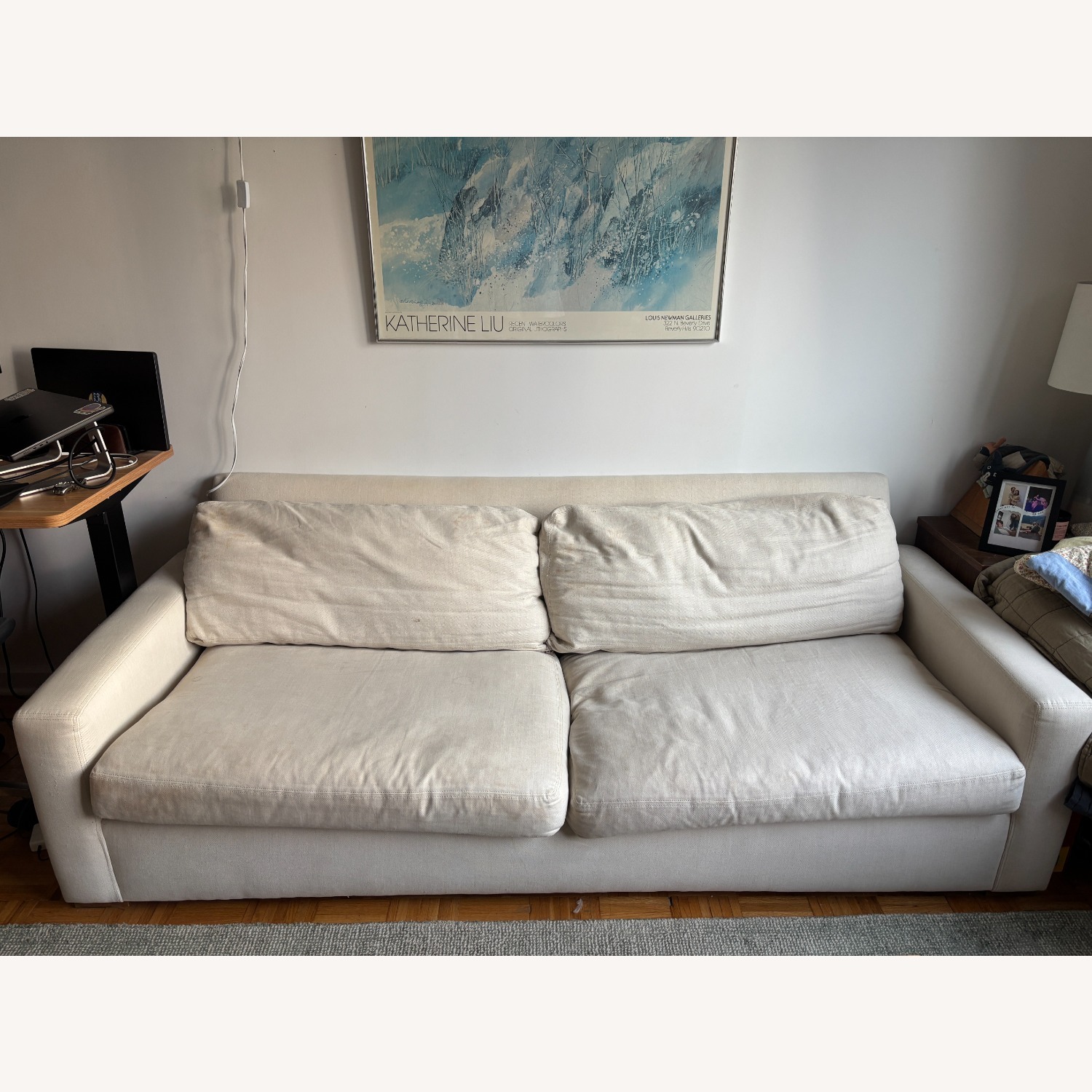 Restoration Hardware Petite Maxwell Sofa - image-1