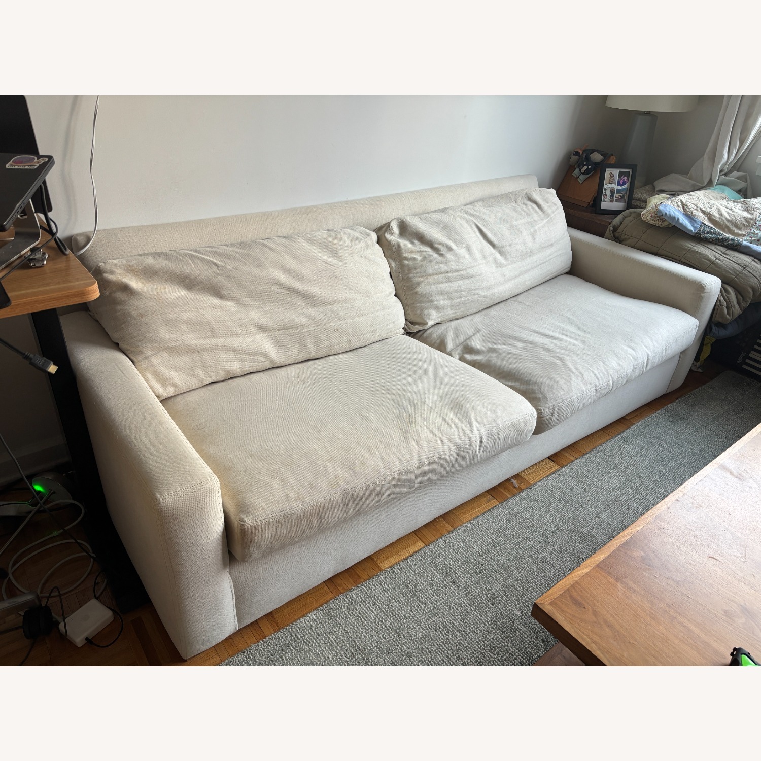 Restoration Hardware Petite Maxwell Sofa - image-2