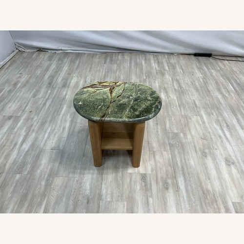 Used The Citizenry Mayra Marble Side Table for sale on AptDeco