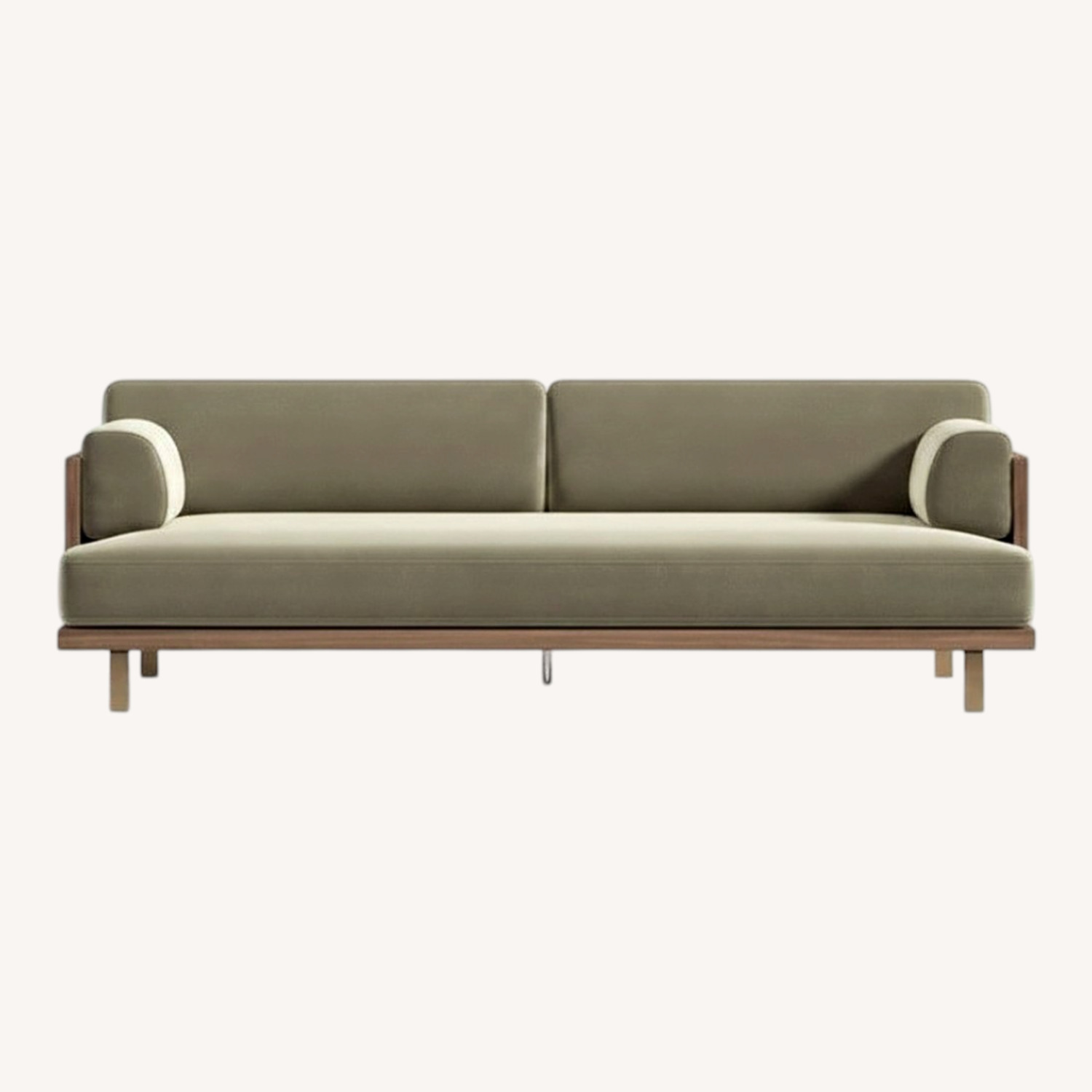 Rove Concepts Green Velvet 3+ Seater Sofa - image-0