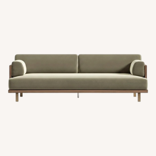 Used Rove Concepts Green Velvet 3+ Seater Sofa for sale on AptDeco