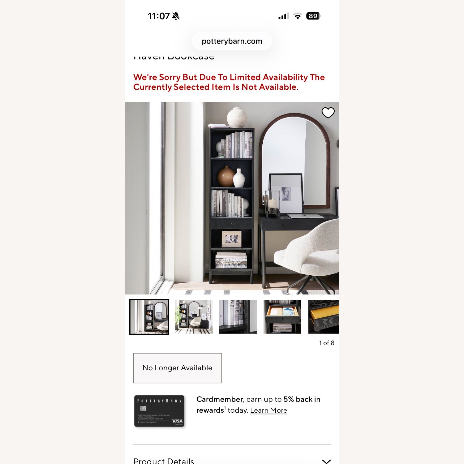 Pottery Barn Haven Bookcase - image-4