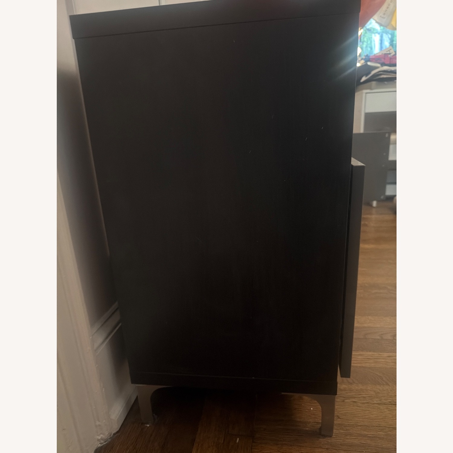 IKEA Besta Black Wood Veneer Media Storage - image-7