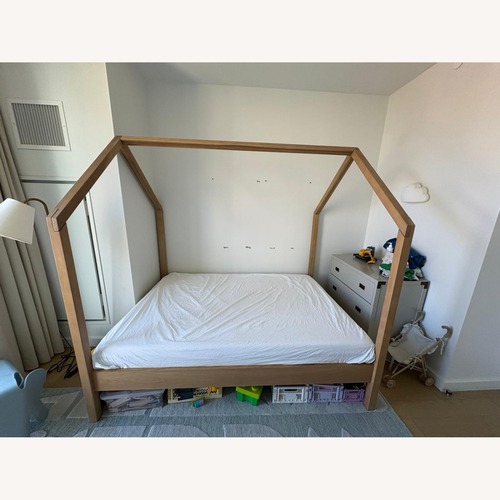 Used West Elm Kids Natural Story Tent Bed for sale on AptDeco