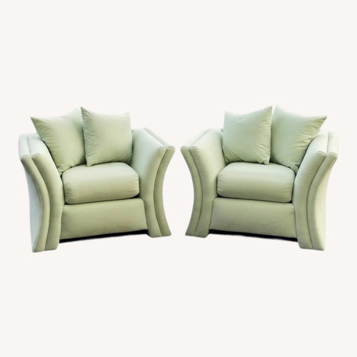 Used Royal Green Vintage Accent Chairs for sale on AptDeco