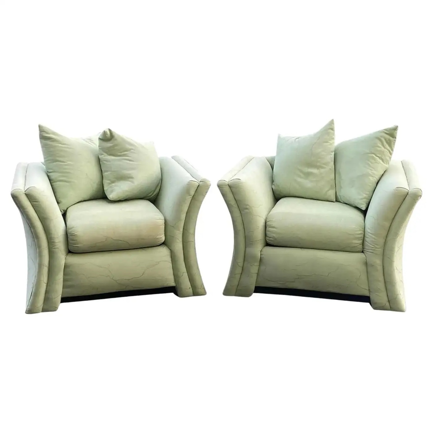 Royal Green Vintage Accent Chairs - image-4