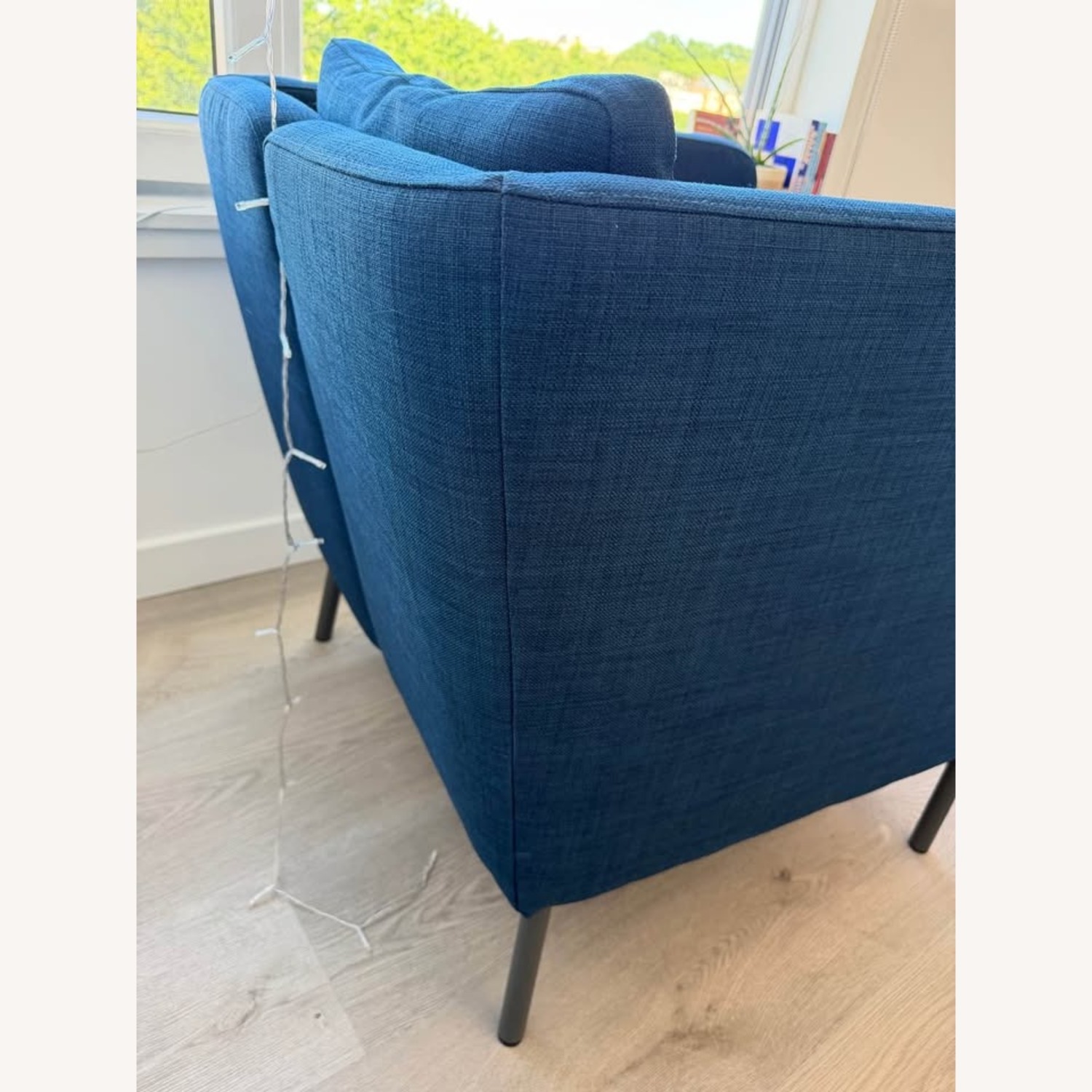 IKEA Ekero Blue Fabric Armchair - image-3