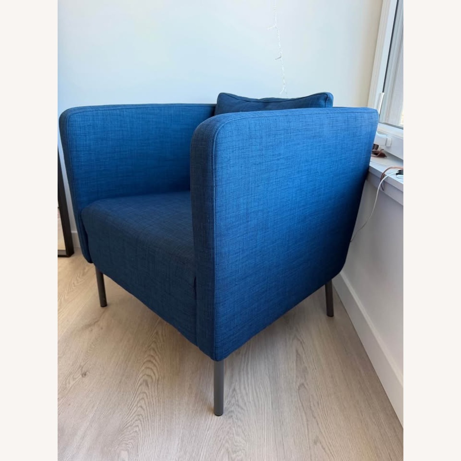 IKEA Ekero Blue Fabric Armchair - image-2
