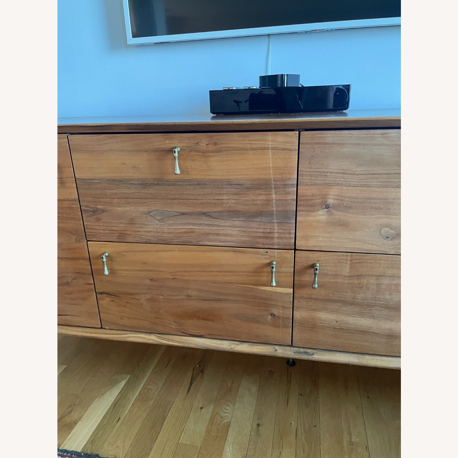 Organic Modernism Dark Brown Wood Sideboard - image-5