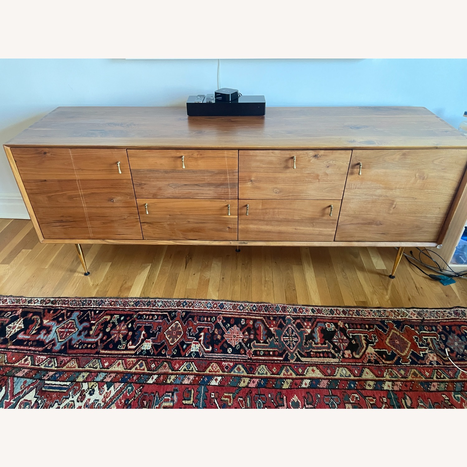 Organic Modernism Dark Brown Wood Sideboard - image-2