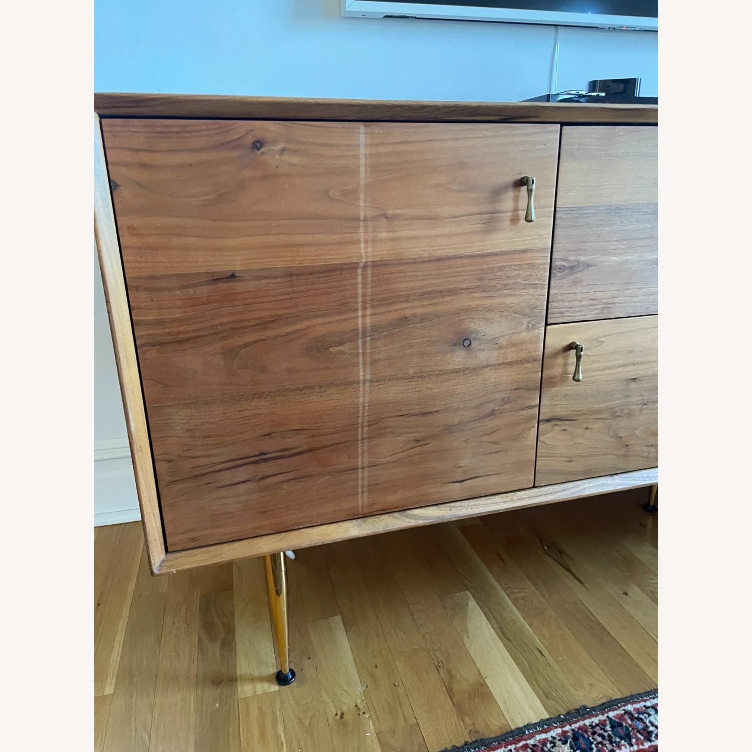 Organic Modernism Dark Brown Wood Sideboard - image-4