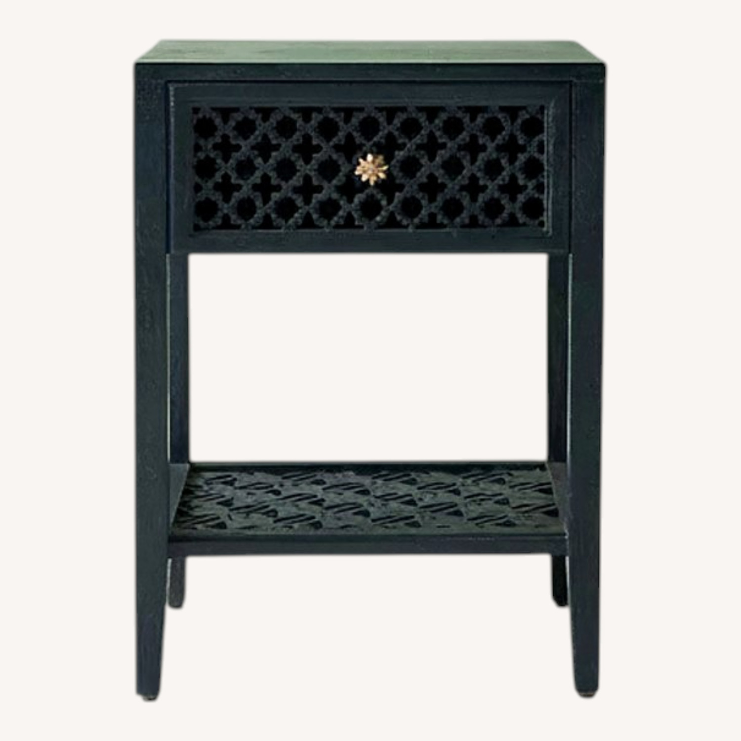 Anthropologie Jali-Carved Nightstand - image-0