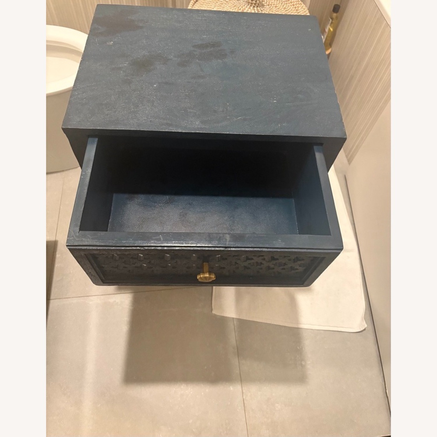 Anthropologie Jali-Carved Nightstand - image-1