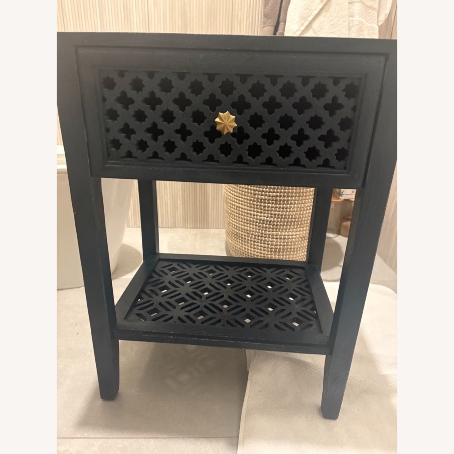 Anthropologie Jali-Carved Nightstand - image-2
